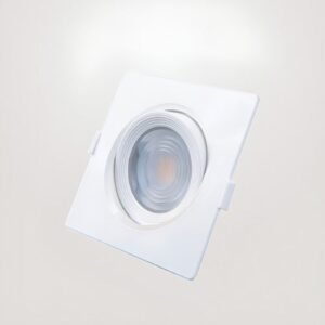 Lamp Empotrado Led 12w Cuadrado Dirigible 6000°k Maxxi White