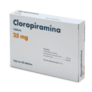CHLOROPYRAMINE 25 MG 20 TABLETS