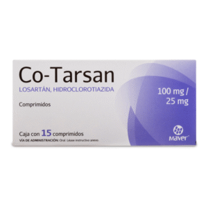 LOSARTAN / HYDROCHLOROTHIAZIDE 100/25MG 15 TABLETS