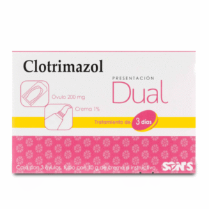 DUAL CLOTRIMAZOLE (VAGINAL CREAM 10 GR/ 3 OVULES)
