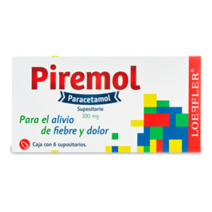 PARACETAMOL 300 MG 6 SUPPOSITORIES