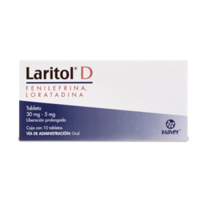 LORATADINE / PHENYLEPHHRINE 5/30 MG 10 TABLETS PROLONGED RELEASE