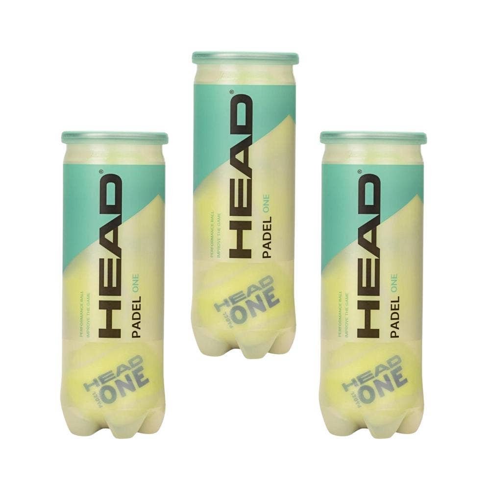 Pack 3 Botes 3 pelotas Head Padel One Duraderas | CMC Pharmacy Cabo Delivery in Cabo Pack 3 Botes 3 pelotas Head Padel One Duraderas