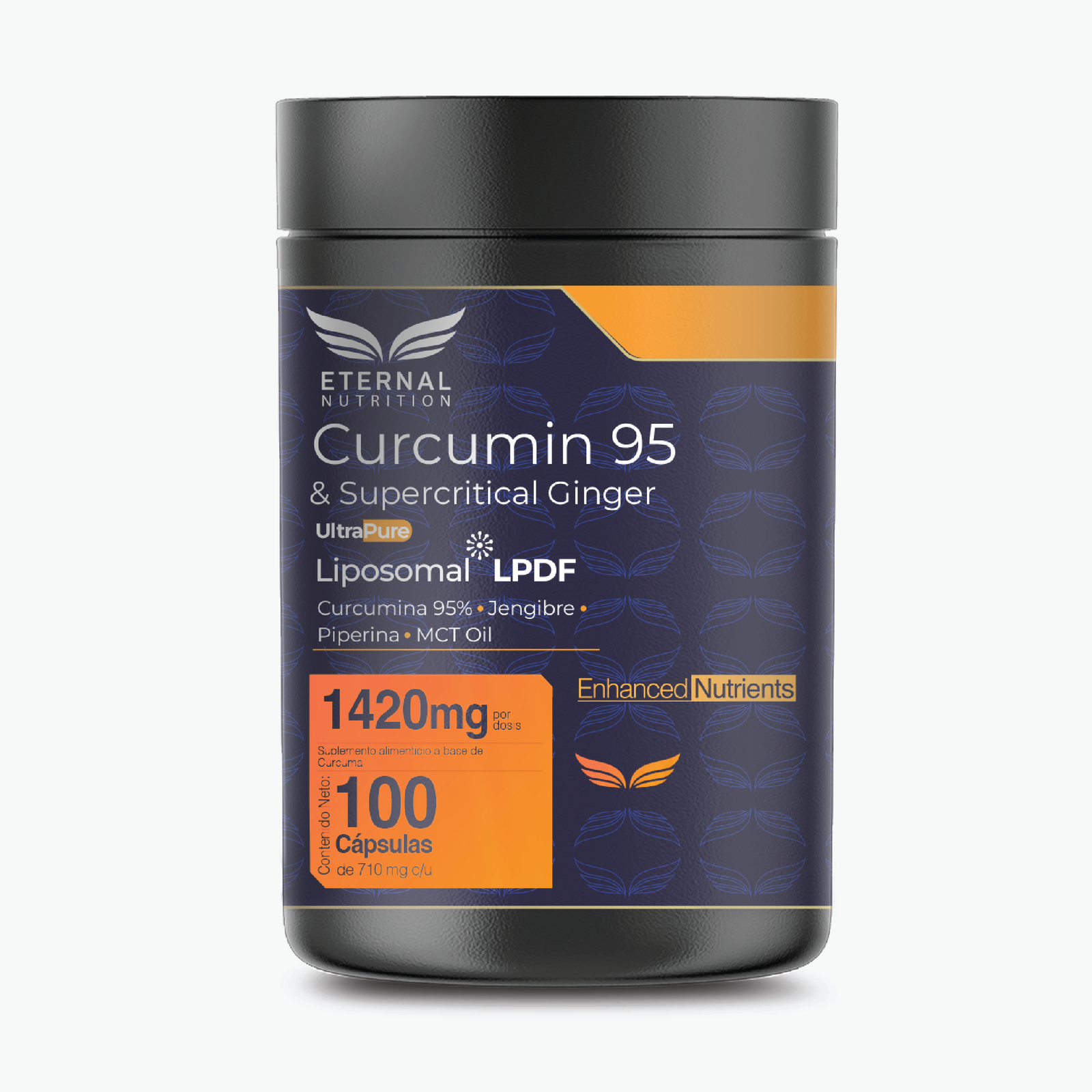 Eternal Nutrition Essentials Turmeric 95% | Ginger Supercrítico + Piperina + Antiinflamatorio Natural · 100 Caps | CMC Pharmacy Cabo Delivery in Cabo Eternal Nutrition Essentials Turmeric 95% | Ginger Supercrítico + Piperina + Antiinflamatorio Natural · 100 Caps