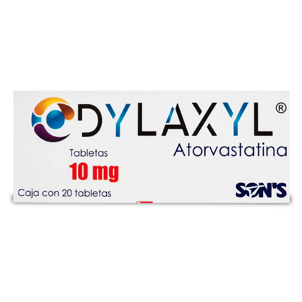ATORVASTATIN 10 MG 20 DILAXYL TABLETS | CMC Pharmacy Cabo Delivery in Cabo ATORVASTATIN 10 MG 20 DILAXYL TABLETS