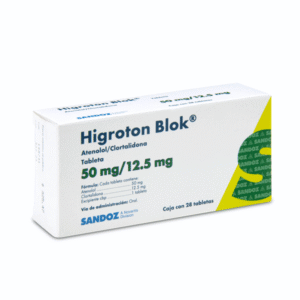 ATENOLOL / CHLORTHALIDONE 50/12.5MG 28 TABLETS