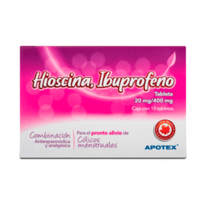 BUTYLHYOSCINE HYOSCINE / IBUPROFEN 20/400 MG 10 TABLETS