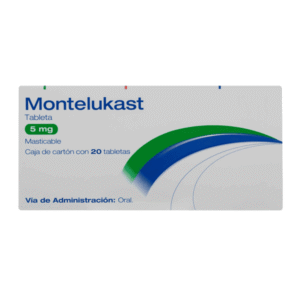 MONTELUKAST 5 MG 20 CHEWABLE TABLETS