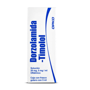 DORZOLAMIDE / TIMOLOL 20MG/5MG/1ML SOLUTION 5ML 1 PIECE