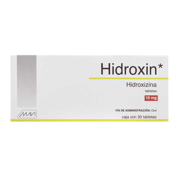 Hydroxyzine 10 mg 30 Tablets | CMC Pharmacy Cabo Delivery in Cabo Hydroxyzine 10 mg 30 Tablets