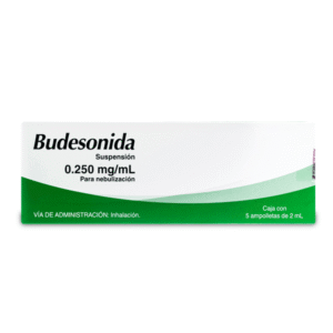 BUDESONIDE 0.500MG/2ML NEBULIZATION SUSPENSION 5 AMPOULES
