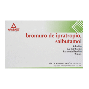 IPRATROPIUM / SALBUTAMOL NEBULIZATION SOLUTION 10 AMPOULES
