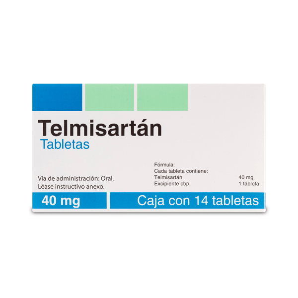 TELMISARTAN 40 MG 14 TABLETS | CMC Pharmacy Cabo Delivery in Cabo TELMISARTAN 40 MG 14 TABLETS