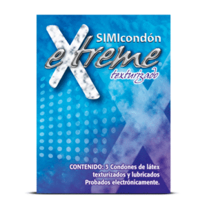 EXTREME SIMICONDON TEXTURED CONDOM 3 PIECES