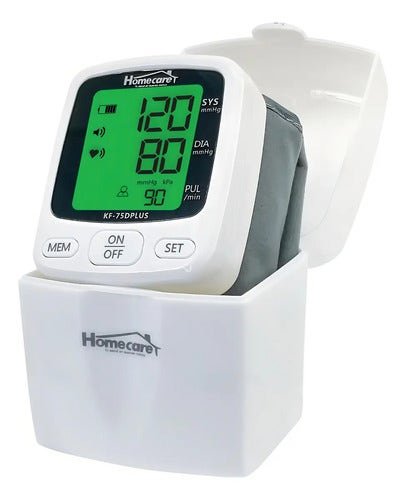 Tensiómetro Wrist Homecare Batería Rechargeable White Kf-75dplus Automatic | CMC Pharmacy Cabo Delivery in Cabo Tensiómetro Wrist Homecare Batería Rechargeable White Kf-75dplus Automatic