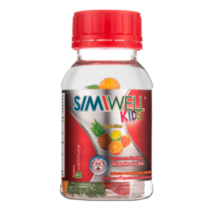 WELLMUNE SIMIWELL KIDS GUMMIES ORANGE / LEMON / PINEAPPLE / STRAWBERRY FLAVORS 60 GUMMIES