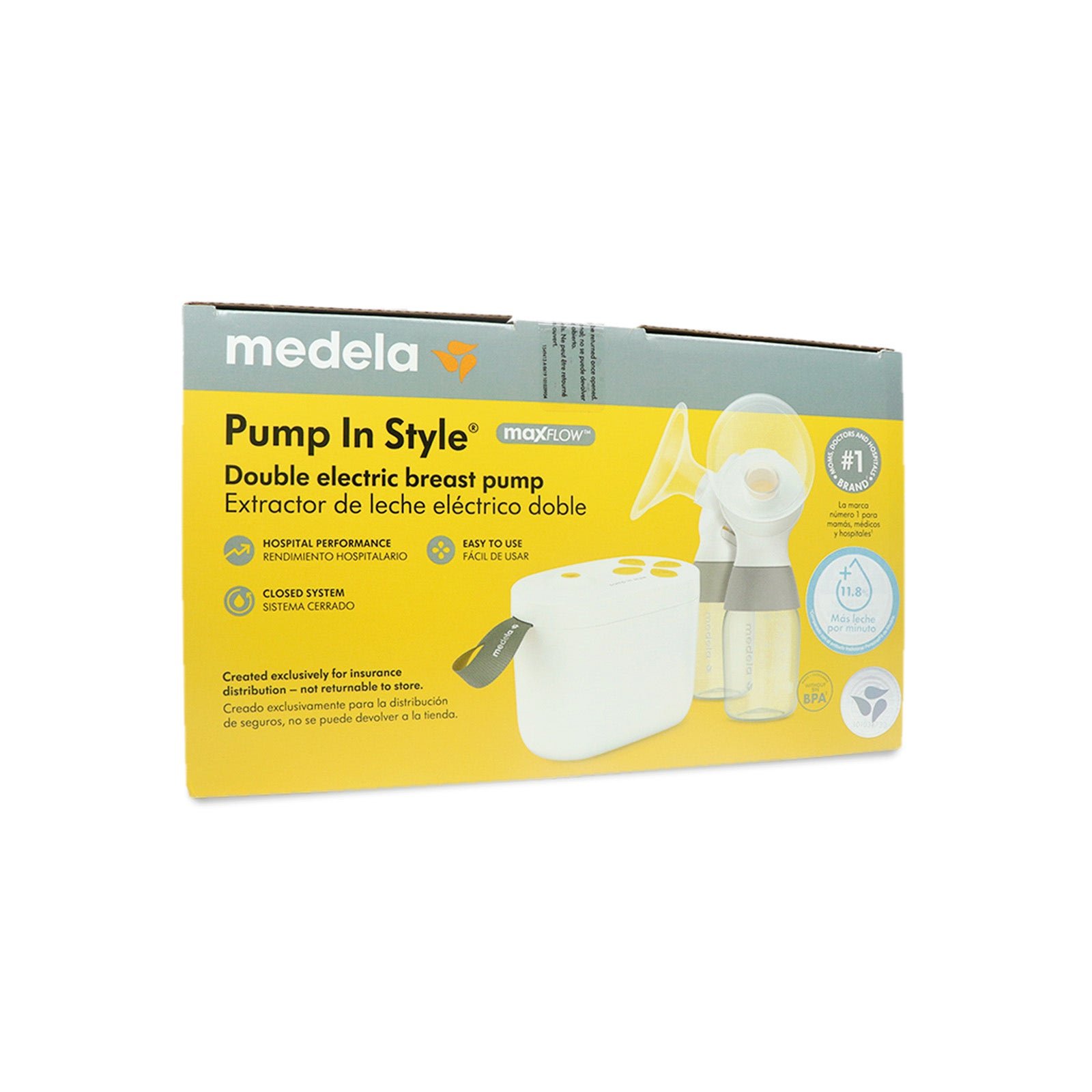 Extractor Milk Madela Electric Double Pump In Style with Technology MaxFlow | CMC Pharmacy Cabo Delivery in Cabo Extractor Milk Madela Electric Double Pump In Style with Technology MaxFlow
