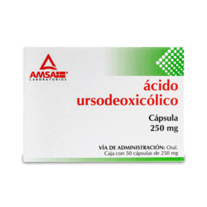 URSODEOXYCHOLIC ACID 250 MG 50 CAPSULES