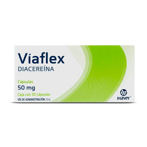 DIACEREIN 50 MG 30 VIAFLEX CAPSULES | CMC Pharmacy Cabo Delivery in Cabo DIACEREIN 50 MG 30 VIAFLEX CAPSULES
