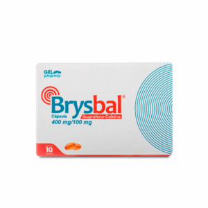 IBUPROFEN / CAFFEINE 400/100 MG 10 CAPS BRYSBAL