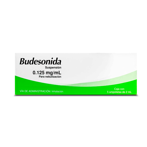 Budesonide Suspension 0.250mg/2ml or 0.125mg/ml for nebulization, 1 piece | CMC Pharmacy Cabo Delivery in Cabo Budesonide Suspension 0.250mg/2ml or 0.125mg/ml for nebulization, 1 piece