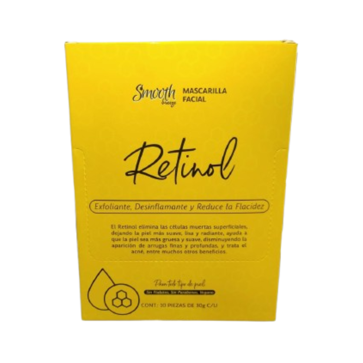 10pack Smooth Breeze Mask Facial Retinol 30g | CMC Pharmacy Cabo Delivery in Cabo 10pack Smooth Breeze Mask Facial Retinol 30g