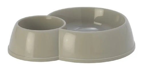 Plate Double Value Dog Moderna Gray 170/450ml Gray | CMC Pharmacy Cabo Delivery in Cabo Plate Double Value Dog Moderna Gray 170/450ml Gray