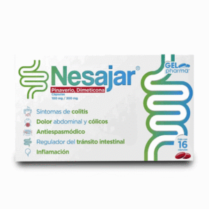 PINAVERIO / DIMETHICONE 100/300 MG 16 CAPS NESAJAR