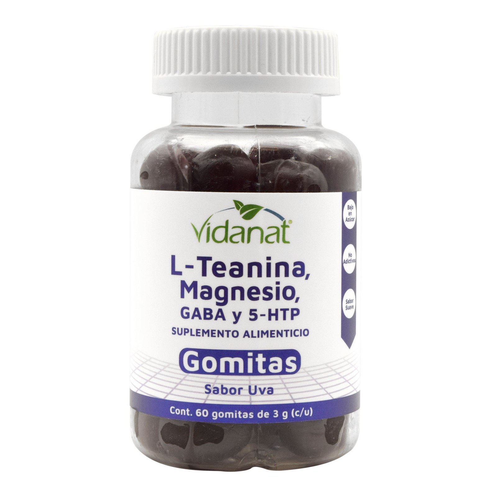 Gomitas L Teanina Magnesium Sab Grape 60 Gomitas | CMC Pharmacy Cabo Delivery in Cabo Gomitas L Teanina Magnesium Sab Grape 60 Gomitas