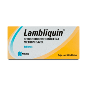 METRONIDAZOLE / DIODOHYDROXYQUINOLEINE 400/200MG 30 TABLETS