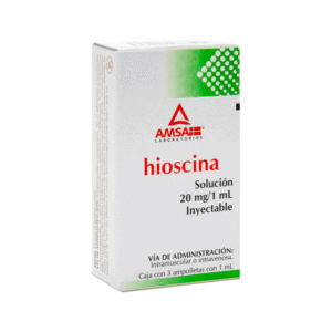 BUTYLHYOSCINE 20MG/1ML INJECTABLE SOLUTION 3 AMPOULES