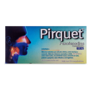 FEXOFENADINE 120 MG PIRQUET 10 TABLETS