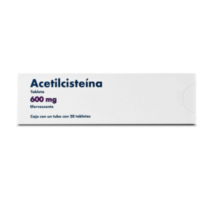 ACETYLCYSTEINE 600 MG 20 EFFERVESCENT TABLETS