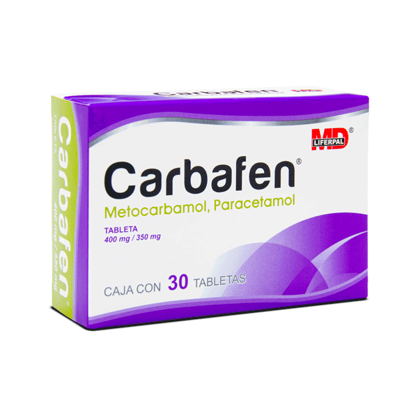 Methocarbamol / Paracetamol 400/350mg 30 Tablets | CMC Pharmacy Cabo Delivery in Cabo Methocarbamol / Paracetamol 400/350mg 30 Tablets