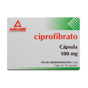CIPROFIBRATE 100 MG 30 TABLETS