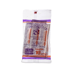 0.3ML INSULIN SYRINGE WITH 31GX6MM NEEDLE 10 PIECES