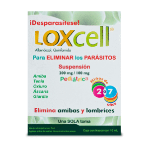 LOXCELL QUINFAMIDE / ALBENDAZOLE 100/200MG PEDIATRIC SUSPENSION 1 PIECE