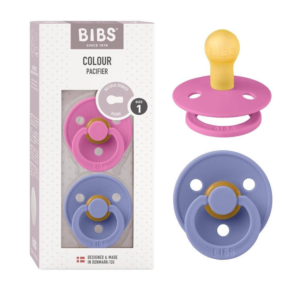 Chupones BIBS Bubblegum Peri Tetina Redonda Latex Natural Talle 1 for Babies 0 a 6 Months | CMC Pharmacy Cabo Delivery in Cabo Chupones BIBS Bubblegum Peri Tetina Redonda Latex Natural Talle 1 for Babies 0 a 6 Months