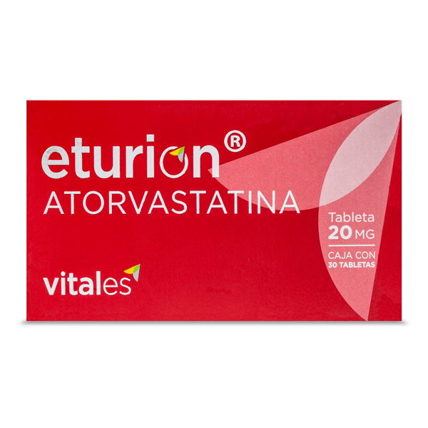 ATORVASTATIN 20 MG 30 ETURION TABLETS | CMC Pharmacy Cabo Delivery in Cabo ATORVASTATIN 20 MG 30 ETURION TABLETS