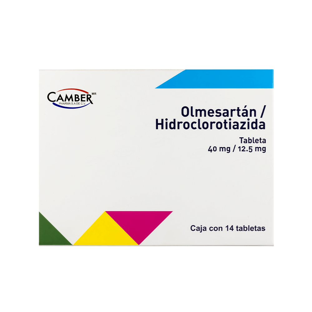 OLMESARTAN / HYDROCHLOROTHIAZIDE 40MG/12.5MG 14 TABLETS | CMC Pharmacy Cabo Delivery in Cabo OLMESARTAN / HYDROCHLOROTHIAZIDE 40MG/12.5MG 14 TABLETS