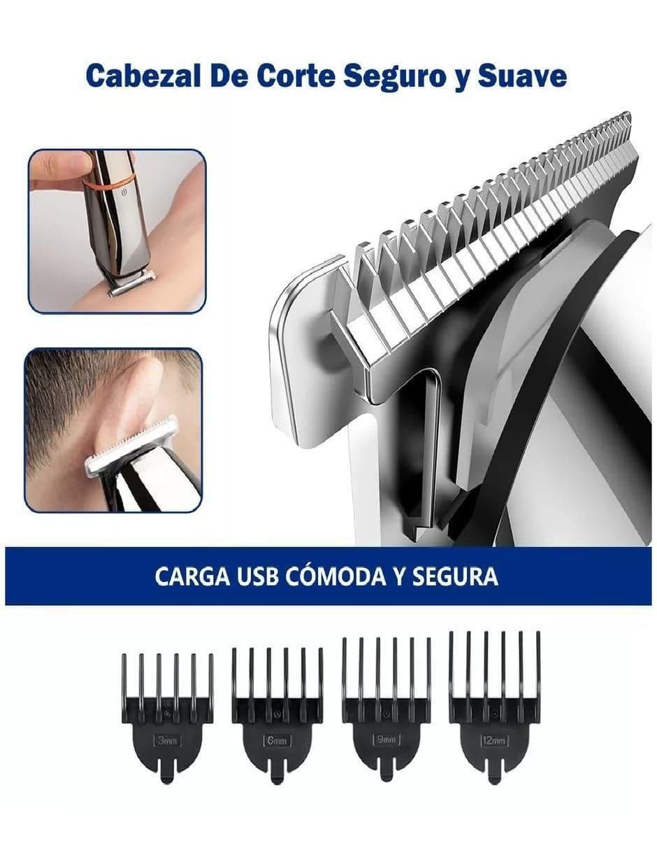 Trimmer Body Multifuncional with 6 Cabezales & Protection IPX6 | CMC Pharmacy Cabo Delivery in Cabo Trimmer Body Multifuncional with 6 Cabezales & Protection IPX6