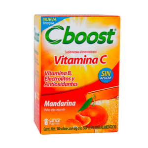 ASCORBIC ACID 300 MG EFFERVESCENT POWDER MANDARIN FLAVOR 10 ENVELOPES