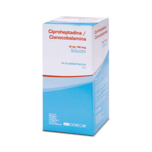 CYPROHEPTADINE 40 MG / CYANOCOBALAMIN 300 MCG SOLUTION 1 PIECE