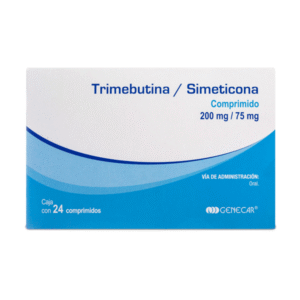 Trimebutine/Simethicone 200/75 mg 24 Tablets Carnot