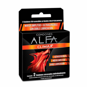 ALFA CLIMAX ULTRA-SENSITIVE CONDOM 2 PIECES