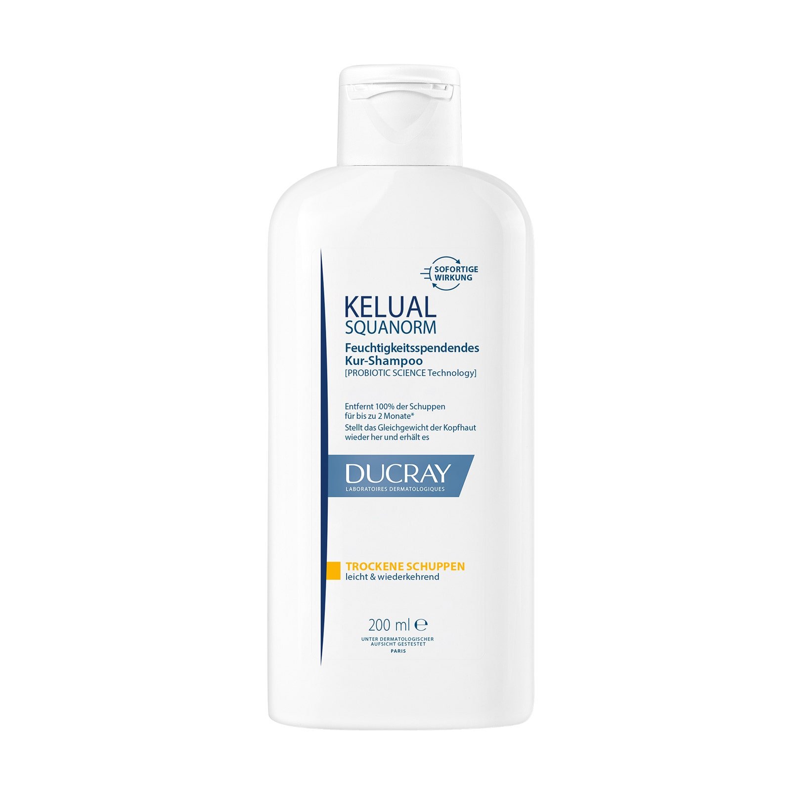 Ducray Kelual Squanorm Shampoo Caspa Dry 200ML | CMC Pharmacy Cabo Delivery in Cabo Ducray Kelual Squanorm Shampoo Caspa Dry 200ML