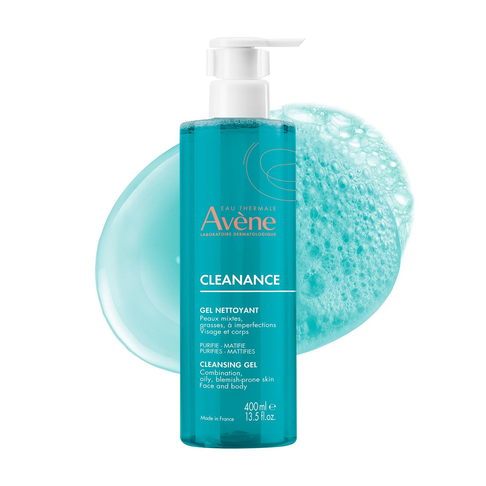 Avène Cleanance Gel Cleanser 400 ml | CMC Pharmacy Cabo Delivery in Cabo Avène Cleanance Gel Cleanser 400 ml