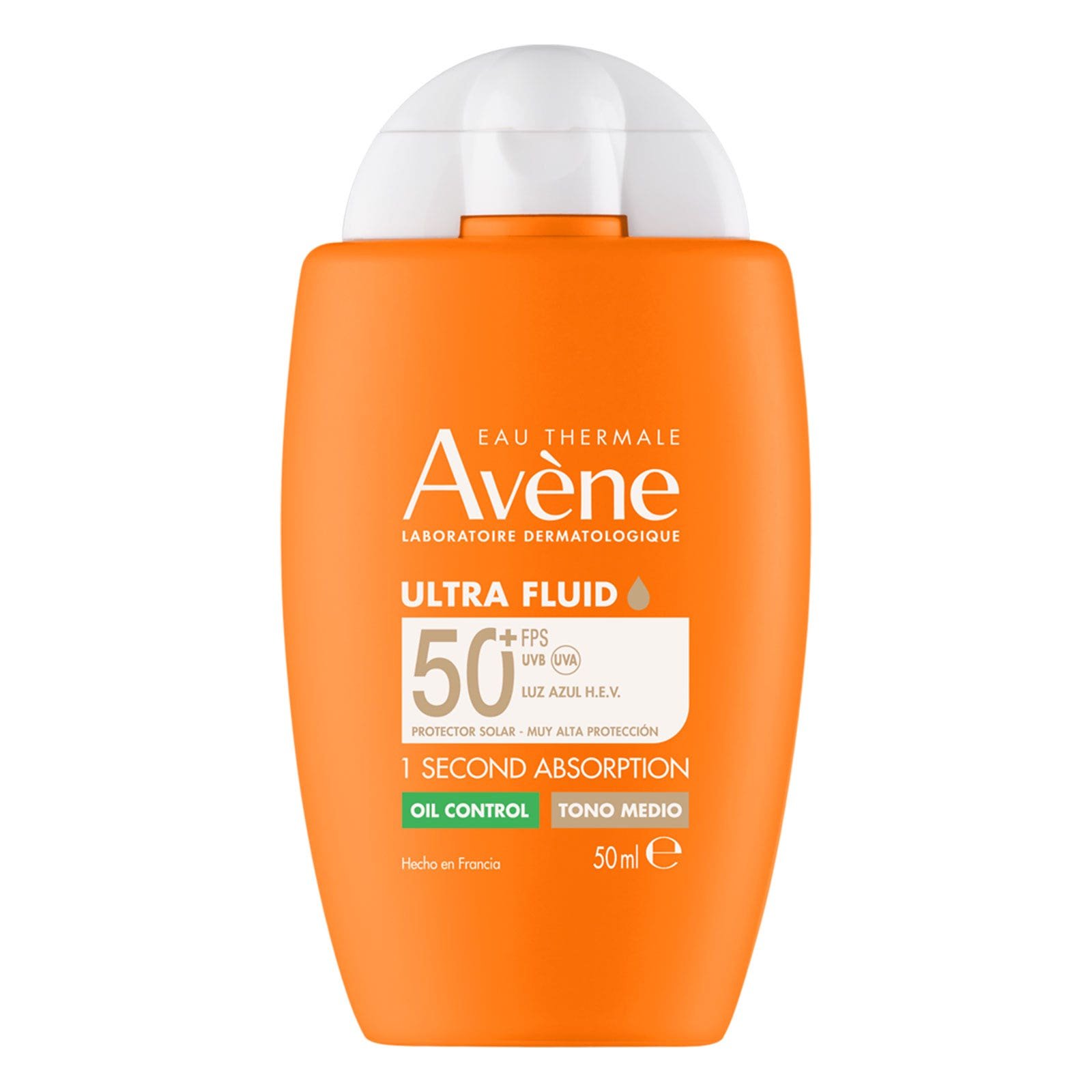 Avene Ultra Fluid Oil Control Shade Medium Sunscreen Facial SPF 50+ 50ml | CMC Pharmacy Cabo Delivery in Cabo Avene Ultra Fluid Oil Control Shade Medium Sunscreen Facial SPF 50+ 50ml