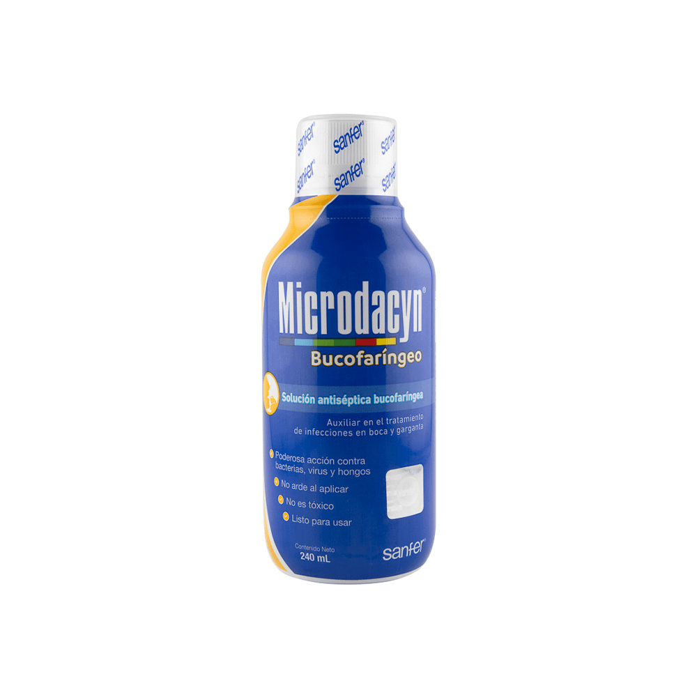 MICRODACYN OROPHARYNGEAL SOLUTION 240 ML 1 PIECE | CMC Pharmacy Cabo Delivery in Cabo MICRODACYN OROPHARYNGEAL SOLUTION 240 ML 1 PIECE