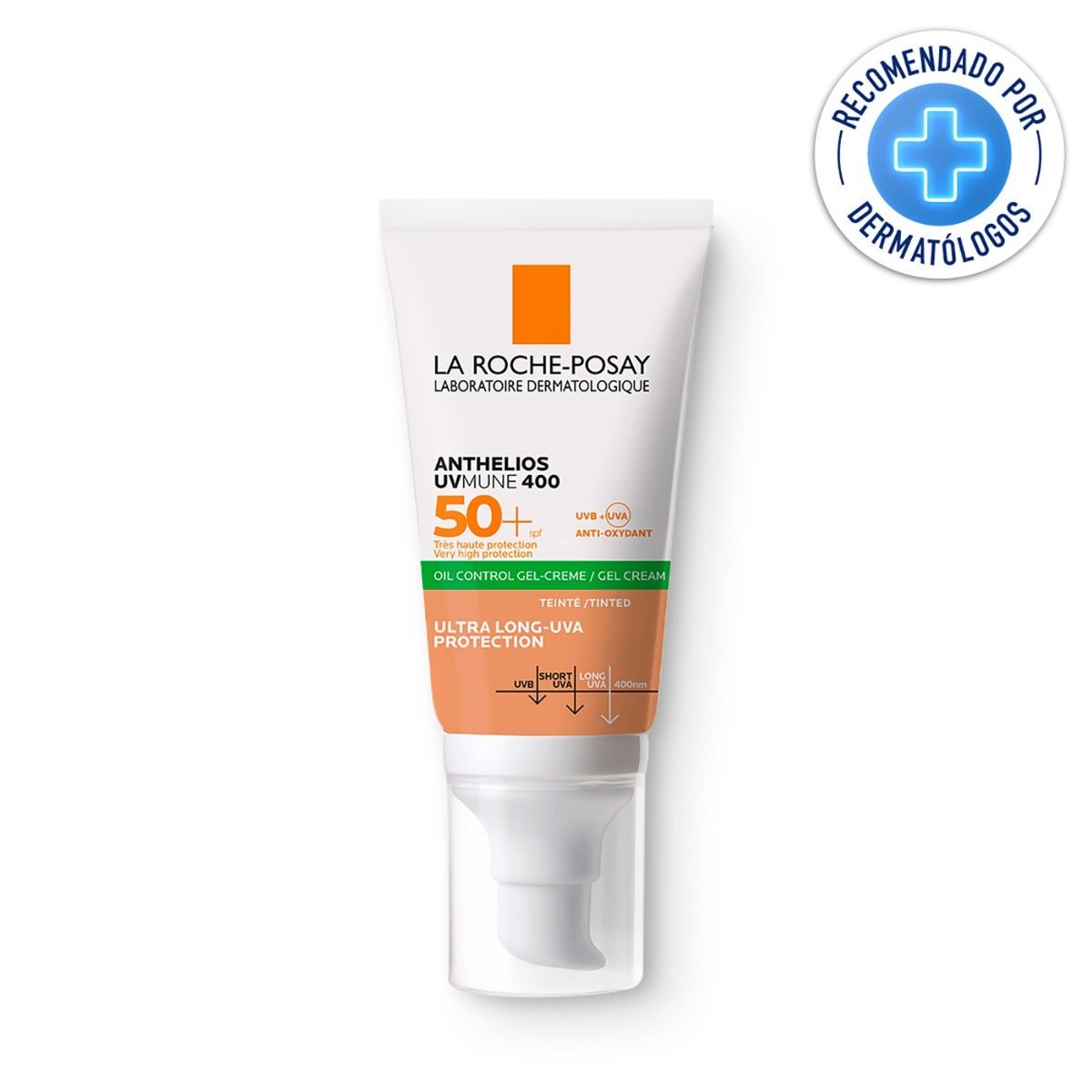 La Roche-Posay Anthelios Toque Dry with Color SPF 50+ Sunscreen Facial for Oily Skin 50 ml | CMC Pharmacy Cabo Delivery in Cabo La Roche-Posay Anthelios Toque Dry with Color SPF 50+ Sunscreen Facial for Oily Skin 50 ml